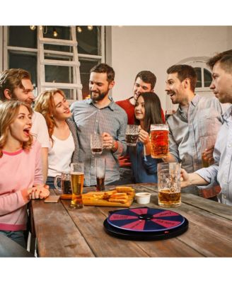 10" Double Sided Prize Wheel 10 Slots Spinning Game Dry Erase Carnival