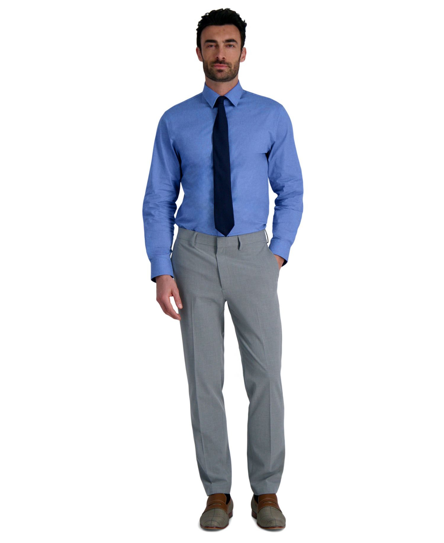 Men's Premium Comfort Dress Shirt, Classic & Slim Fit