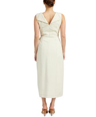 white christmas dresses en Saison Women's June Belted Denim Minidress - Blue main image 0