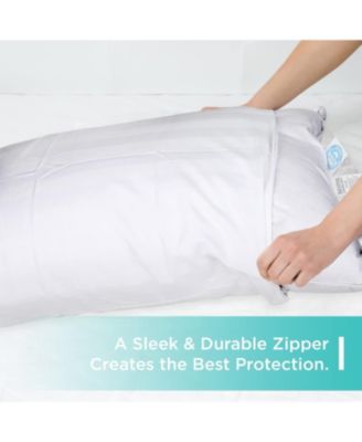 Damask Zippered Pillow Protector - Pack of 1 Pillow Cover Standard