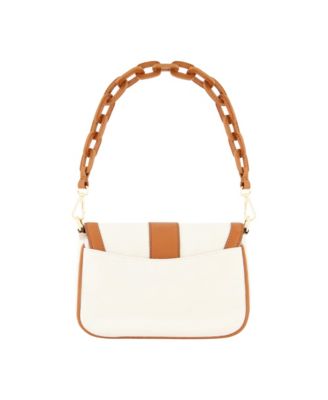 Solid Canvas Flap with Double leather stap.