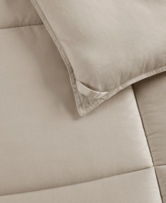Winfield Cotton Percale Luxury Down Alternative Comforter, Full/Queen