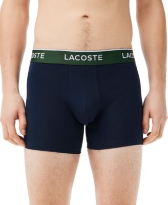 Men's 3-Pack Cotton Stretch Color Waistband Boxer Briefs