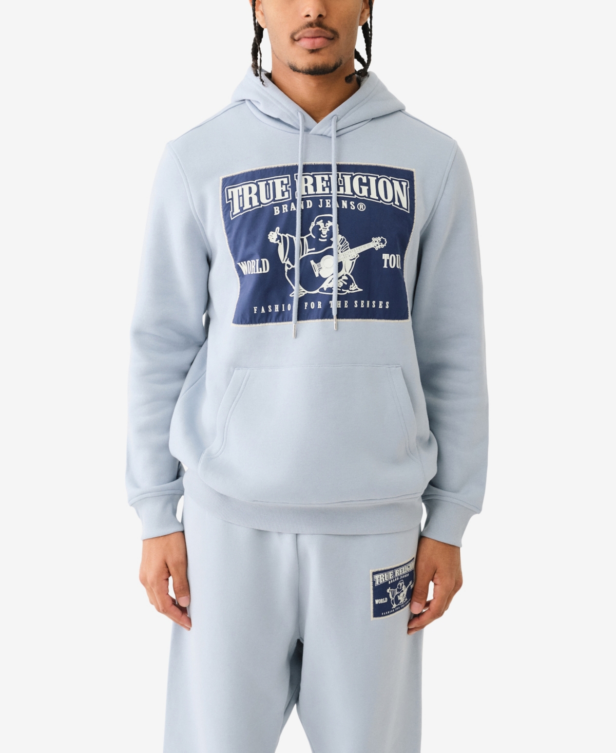 True Religion Men's Ladder Applique Srs Hoodie