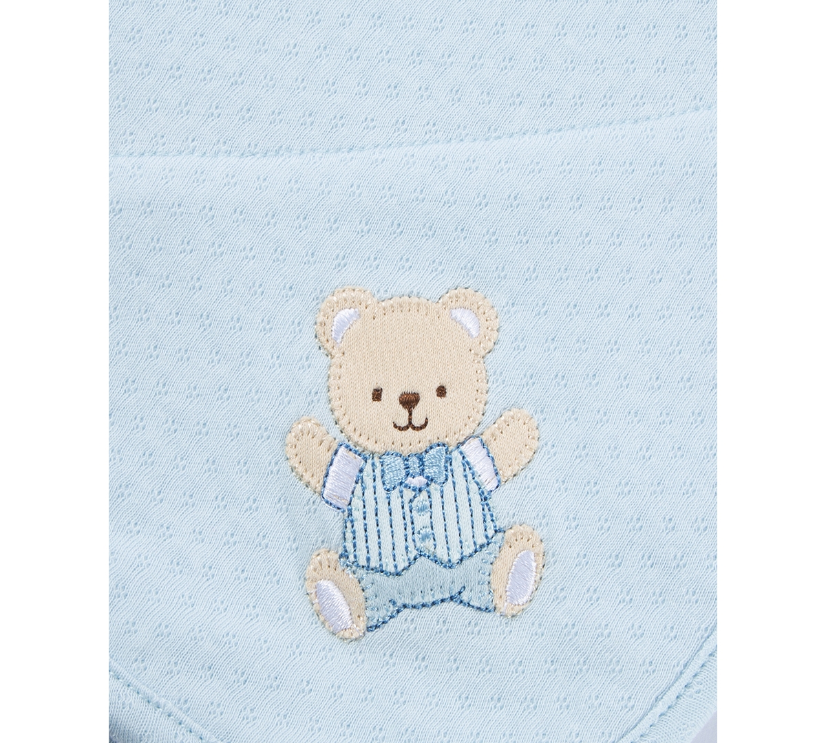 Shop Little Me Baby Boys Cute Bear Cotton Gift Box, 6 Piece Set In Blue