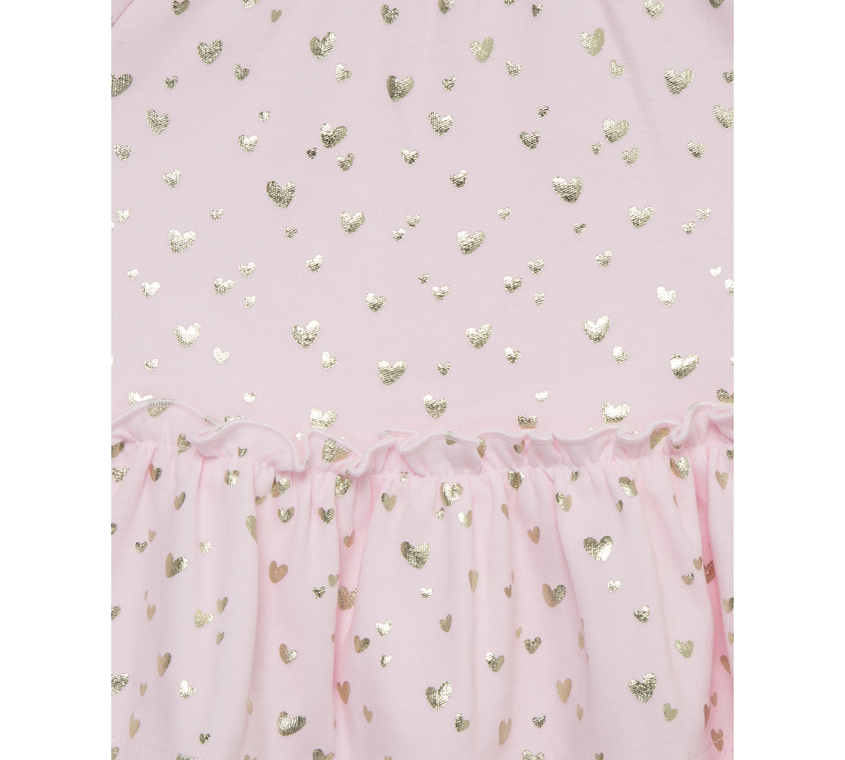 Little Me Baby Girls Cotton Shiny Hearts Tunic, Leggings & Headband Set