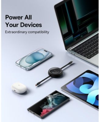 Free2Draw Mini Retractable Charging Cable Type-C to Type-C 100W 1m Nebula Purple