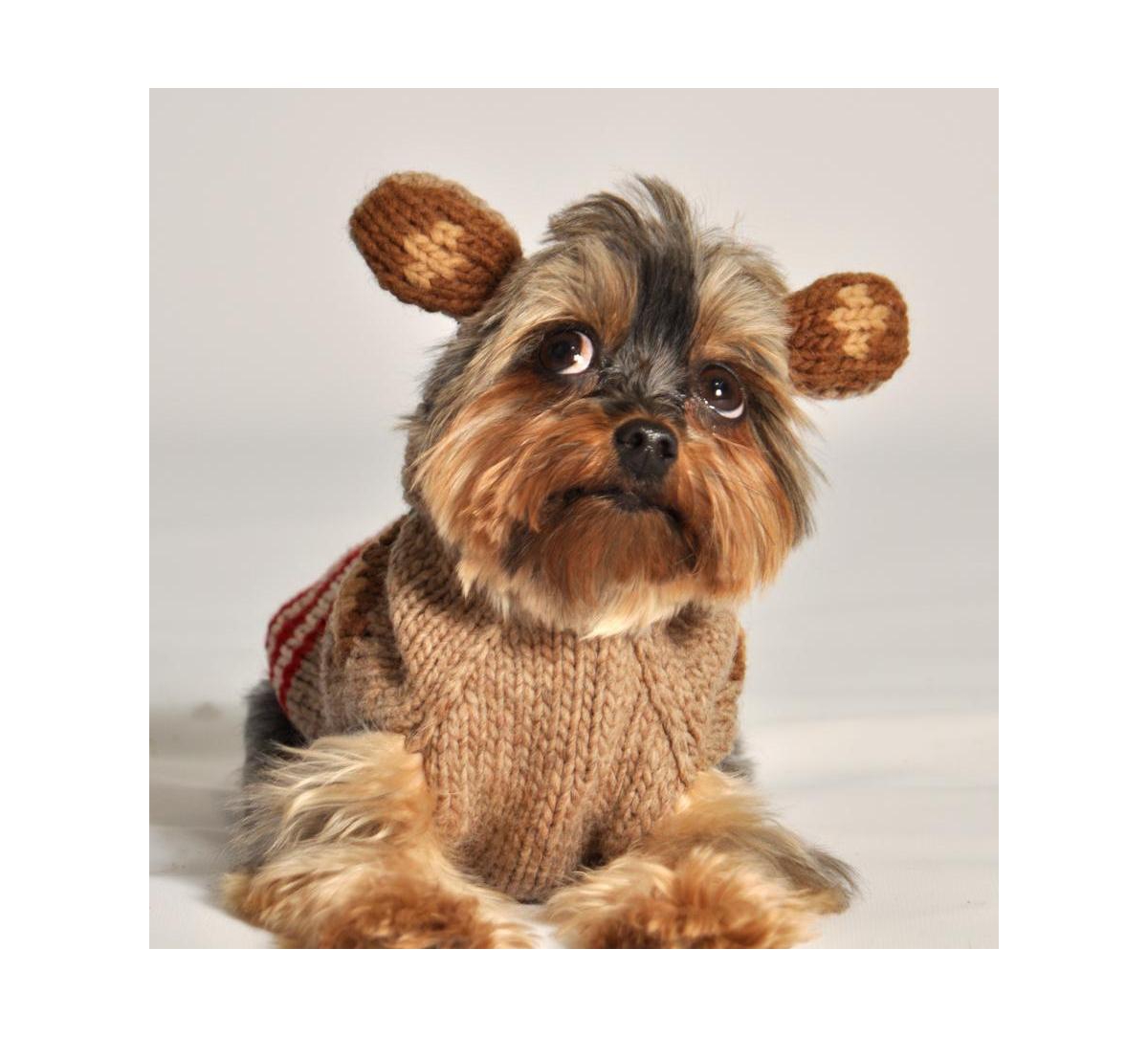 Chilly Dog Xxs Monkey Hoodie Dog Sweater