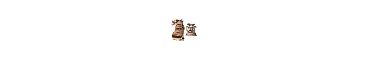 Chilly Dog L Moosey Hoodie Dog Sweater