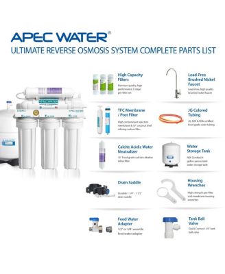 Essence Alkaline Mineral 6-Stage 75 GPD Reverse Osmosis Water Systems for Drinking Water, WQA Certified