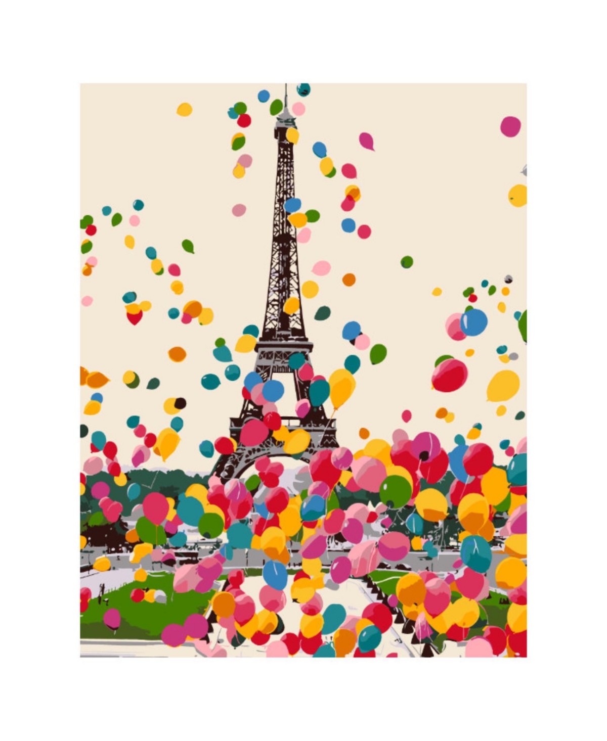 Artwille Paint by Number Kit Bright Paris - Assorted Pre-pack (See Table 9