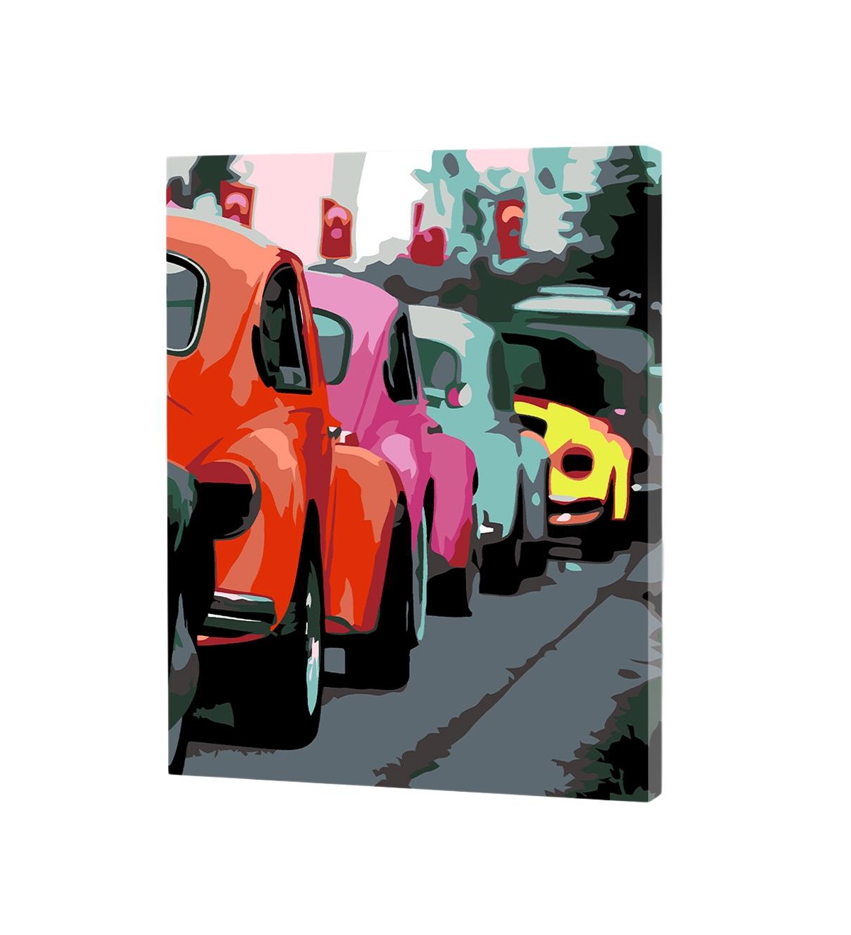 Artwille Paint by Number Kit Bright Retro Car - Assorted Pre-pack (See Table 9