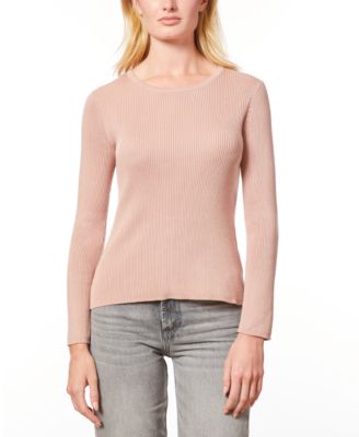 Melissa Paige - Women's Ribbed Scoop-Neck Sweater
