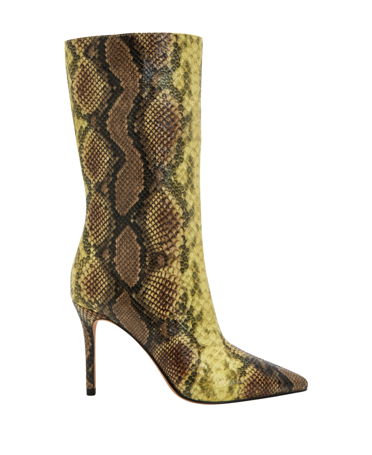 Shop Katy Perry Women's Revival Pointed Toe Boots In Sea Kelp Snake Multi