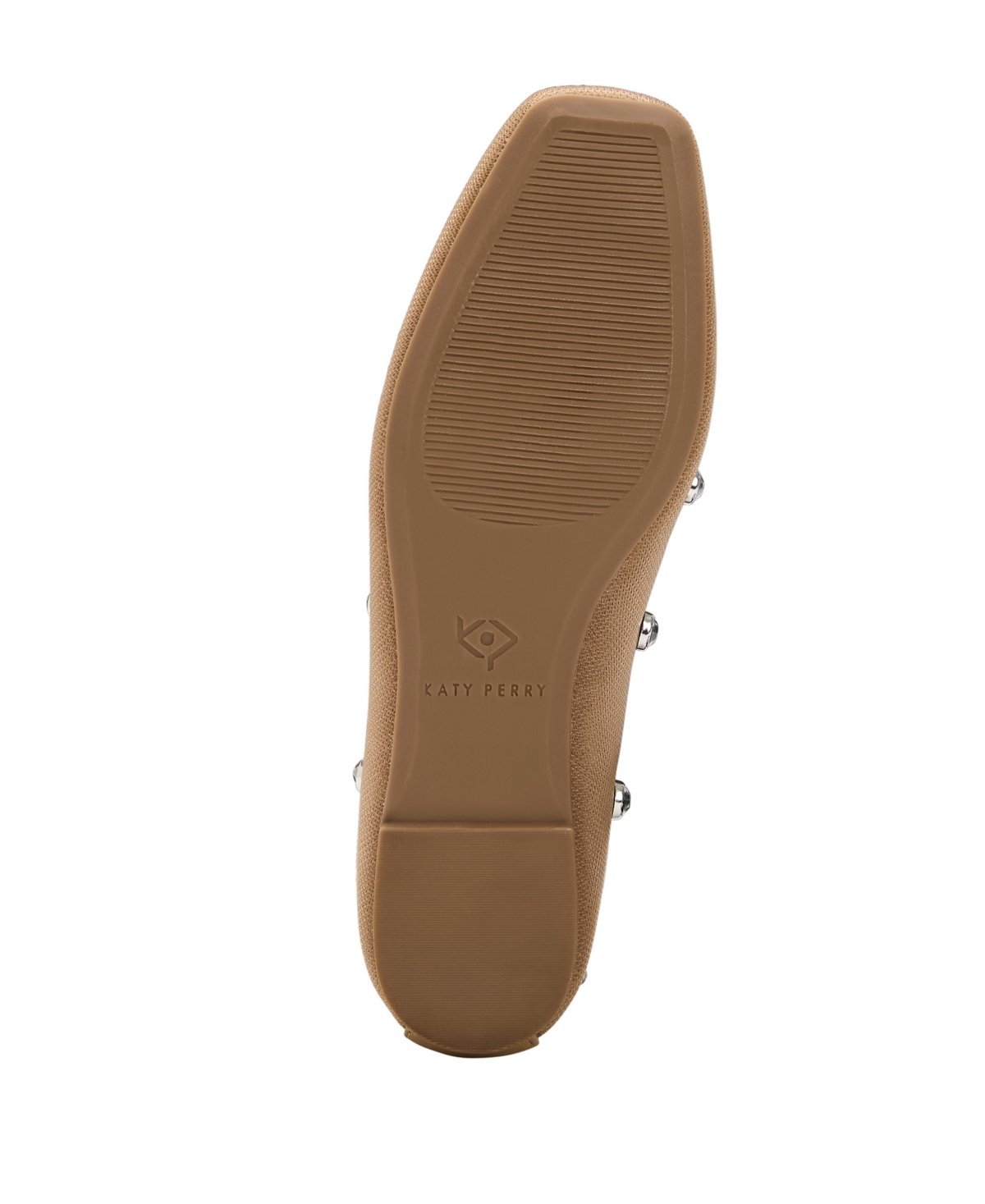 Shop Katy Perry Women's High Rise Crystal Ballet Flats In Natural