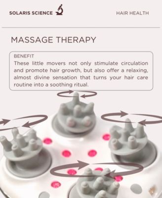 Hair Growth-Enhancing Light Therapy Scalp Massager