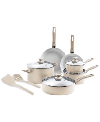 GreenPan Dover Ceramic Nonstick 12-Piece Cookware Set - Macy's