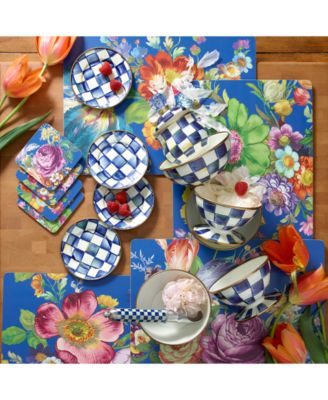 Royal Check Lidded Sugar Bowl