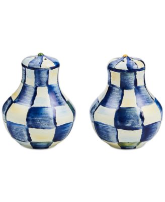 MacKenzie-Childs - Royal Check Salt & Pepper Shakers