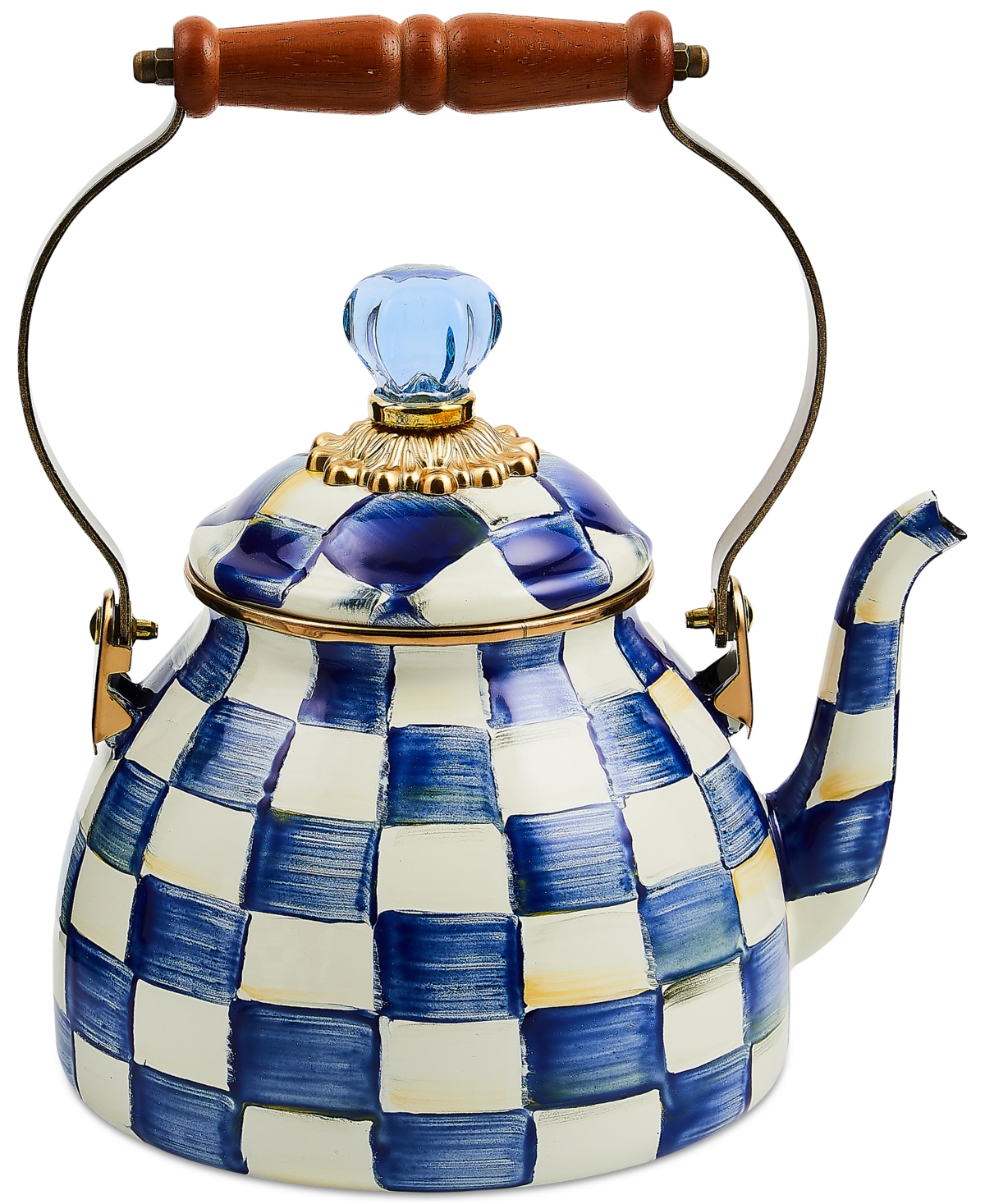 Mackenzie-Childs Royal Check 2-Qt. Tea Kettle