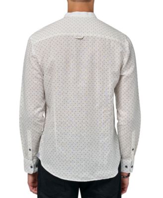 Brooklyn Brigade Мужская рубашка в стиле мандарин на пуговицах с гео-принтом не пропускающая влагу Axel Brigade 19790₽