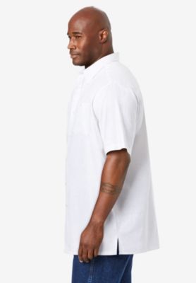 Big & Tall Short-Sleeve Linen Shirt
