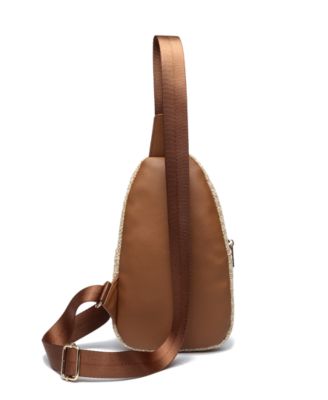 LIKE DREAMS Lily Straw Small Crossbody Sling Bag