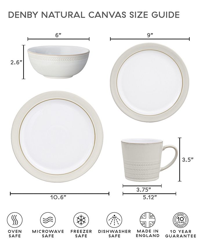 Denby Natural Canvas Dinner Plate Macy's