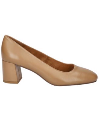 Jillian Women's Block Heel Square Toe Pumps