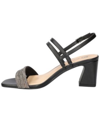 Women's Majesty Square Toe Block Heel Sandals