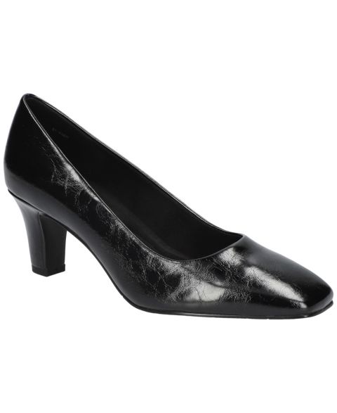 Женские туфли Easy Street Poet Square Toe Pumps, цвет: Чёрный лаковый