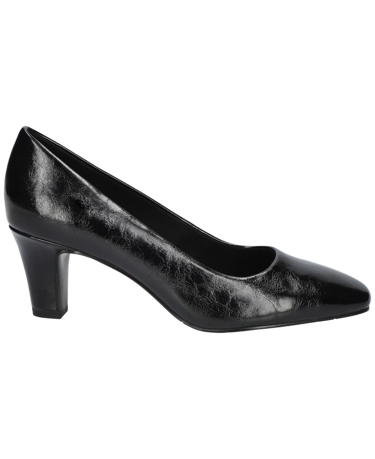 Женские туфли Easy Street Poet Square Toe Pumps, цвет: Чёрный лаковый — фото 2