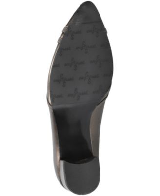 Women's Lotus Block Heel Pumps