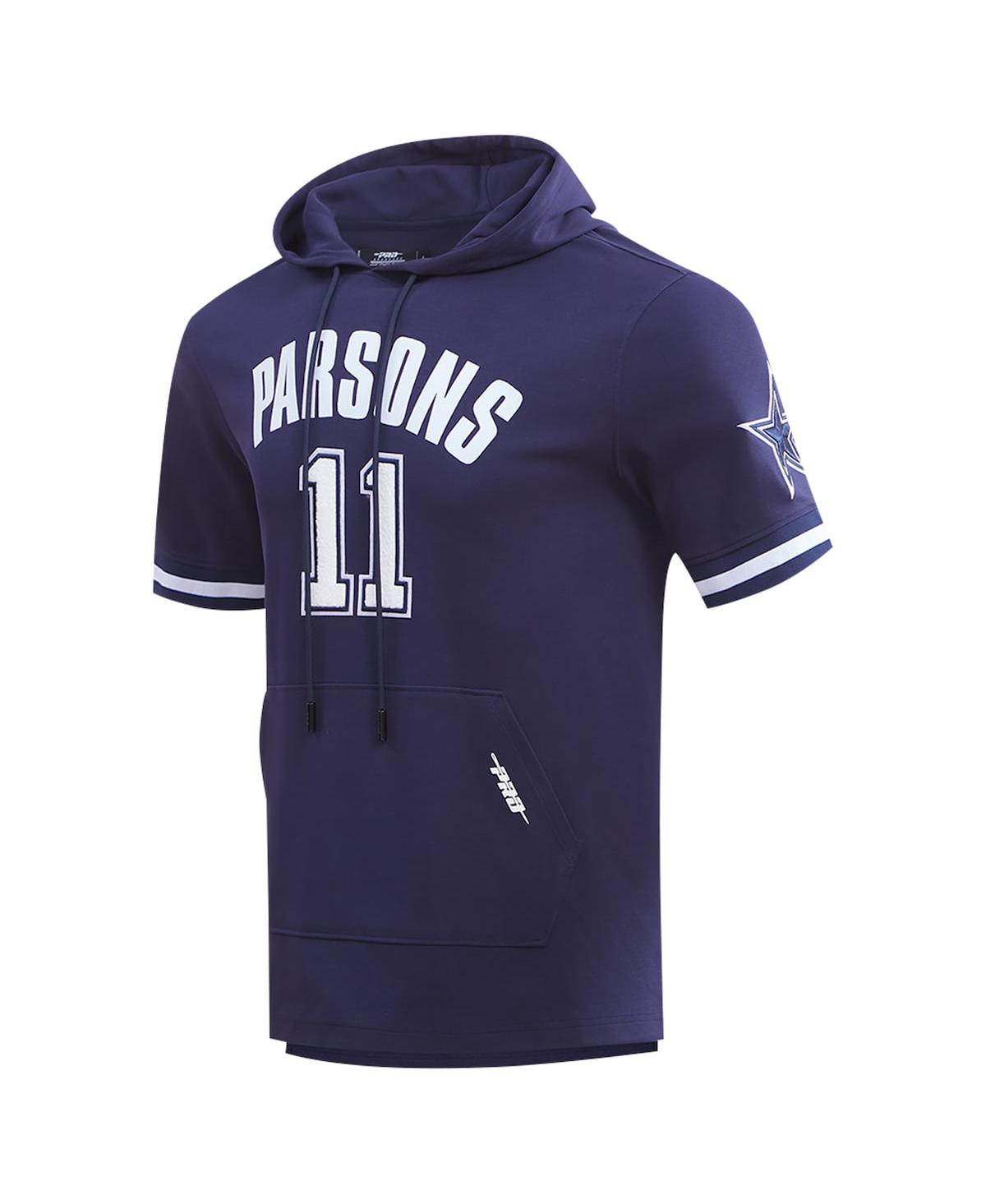 Pro Standard Men's Micah Parsons Navy Dallas Cowboys Player Name Number Hoodie T-shirt In Navy