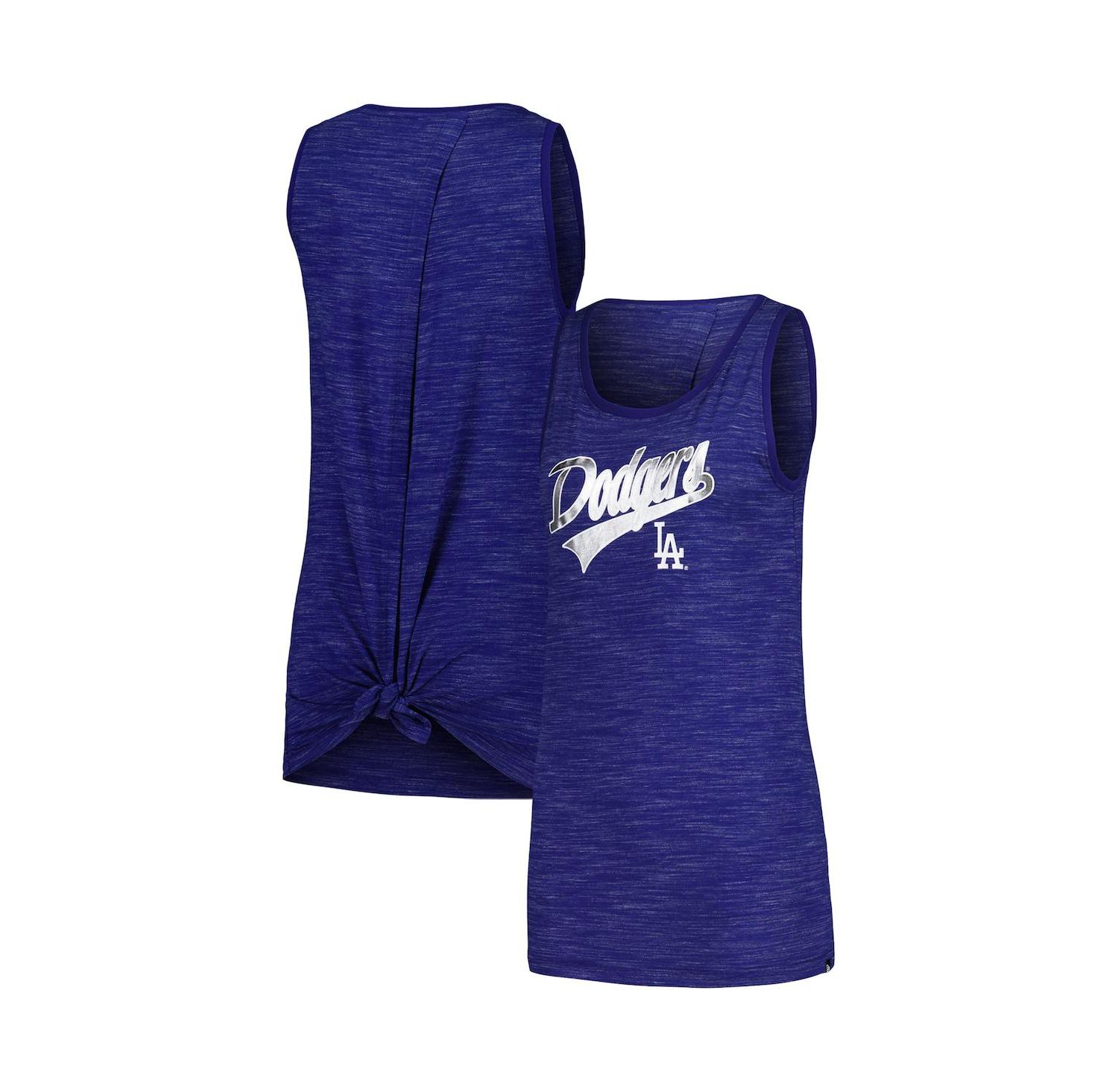 Women's Royal Los Angeles Dodgers Space-Dye Active Tank Top