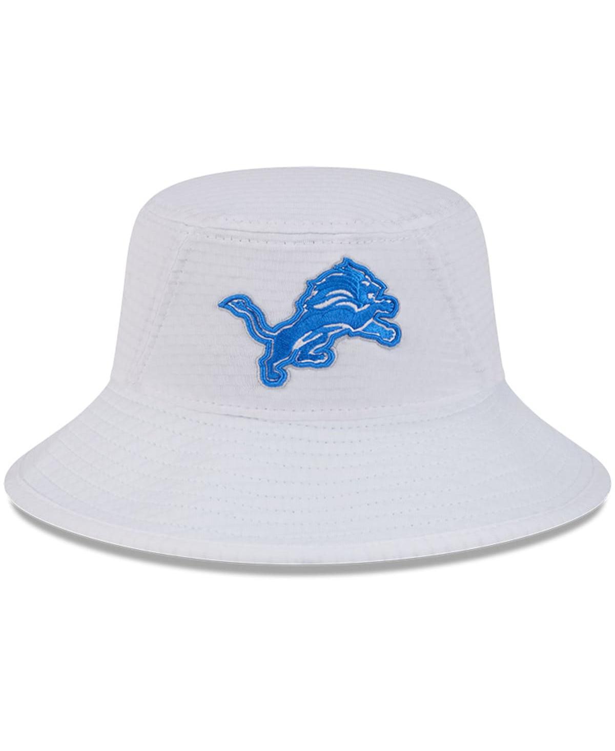 New Era Big Boys and GirlsDetroit Lions 2024 Nfl Training Camp Bucket Hat - White