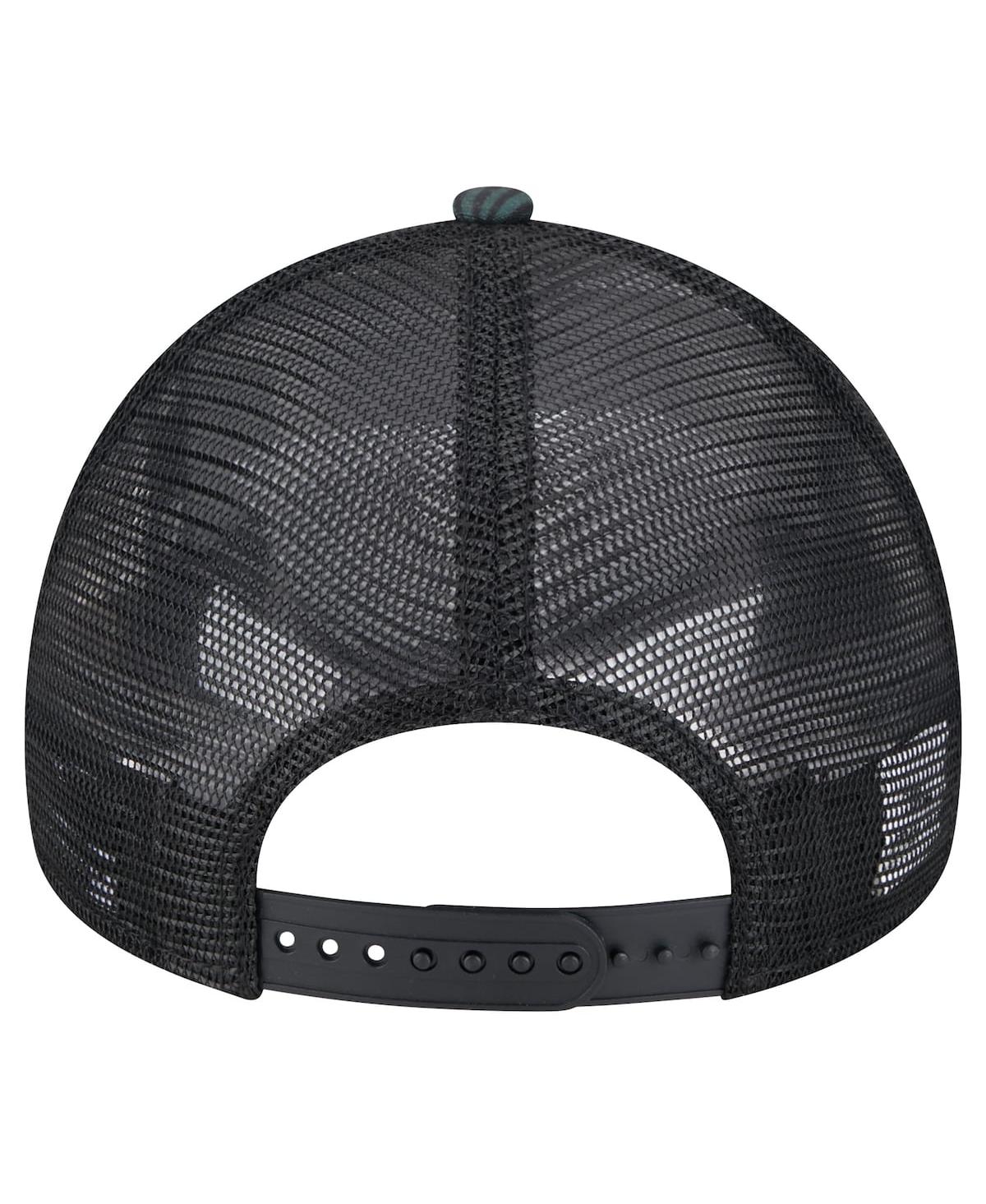 New Era Men'sLos Angeles Chargers Agave Trucker 9FORTY Adjustable Hat - Black