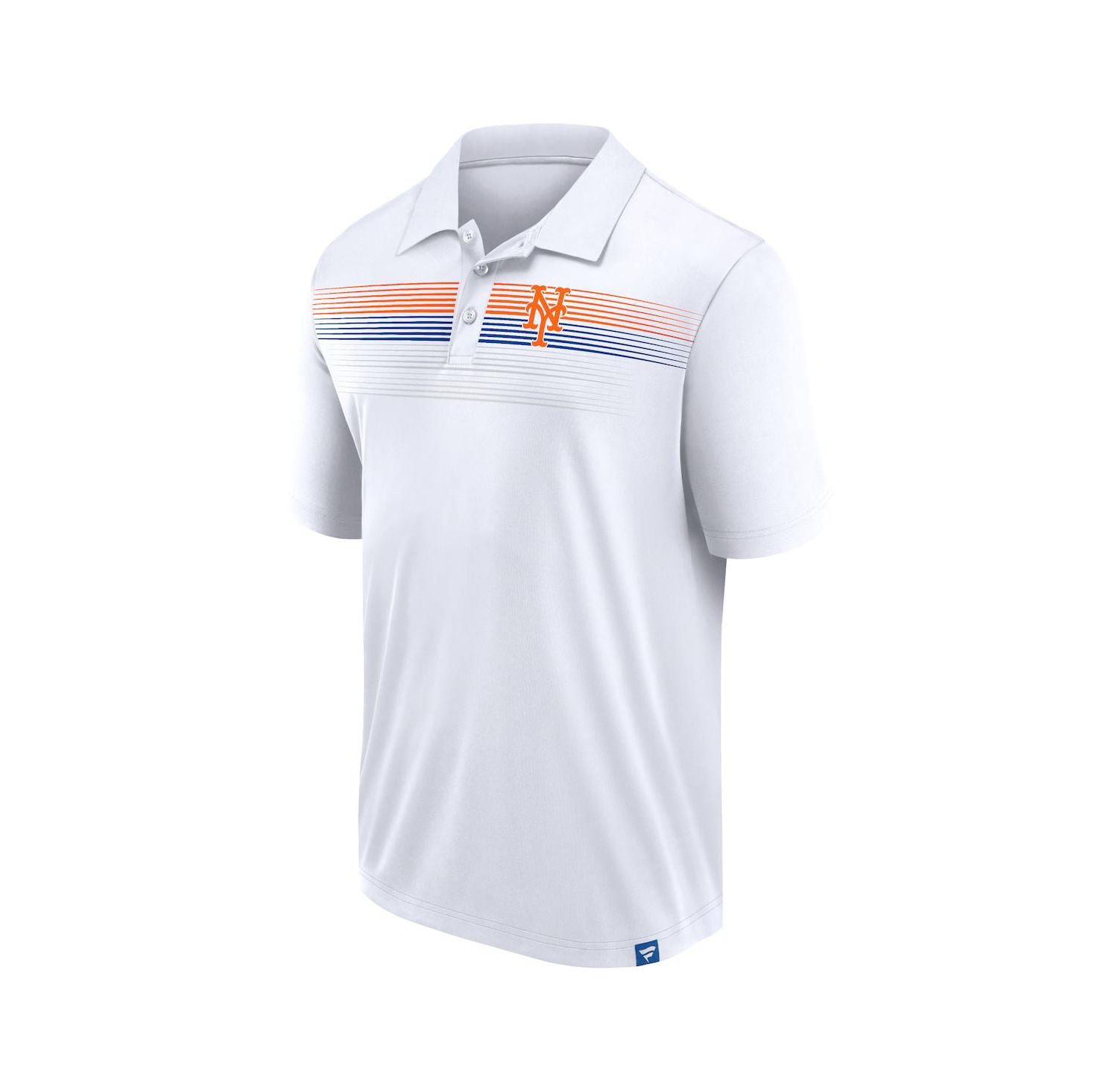 Men's White New York Mets Big & Tall Victory For Us Interlock Polo Shirt
