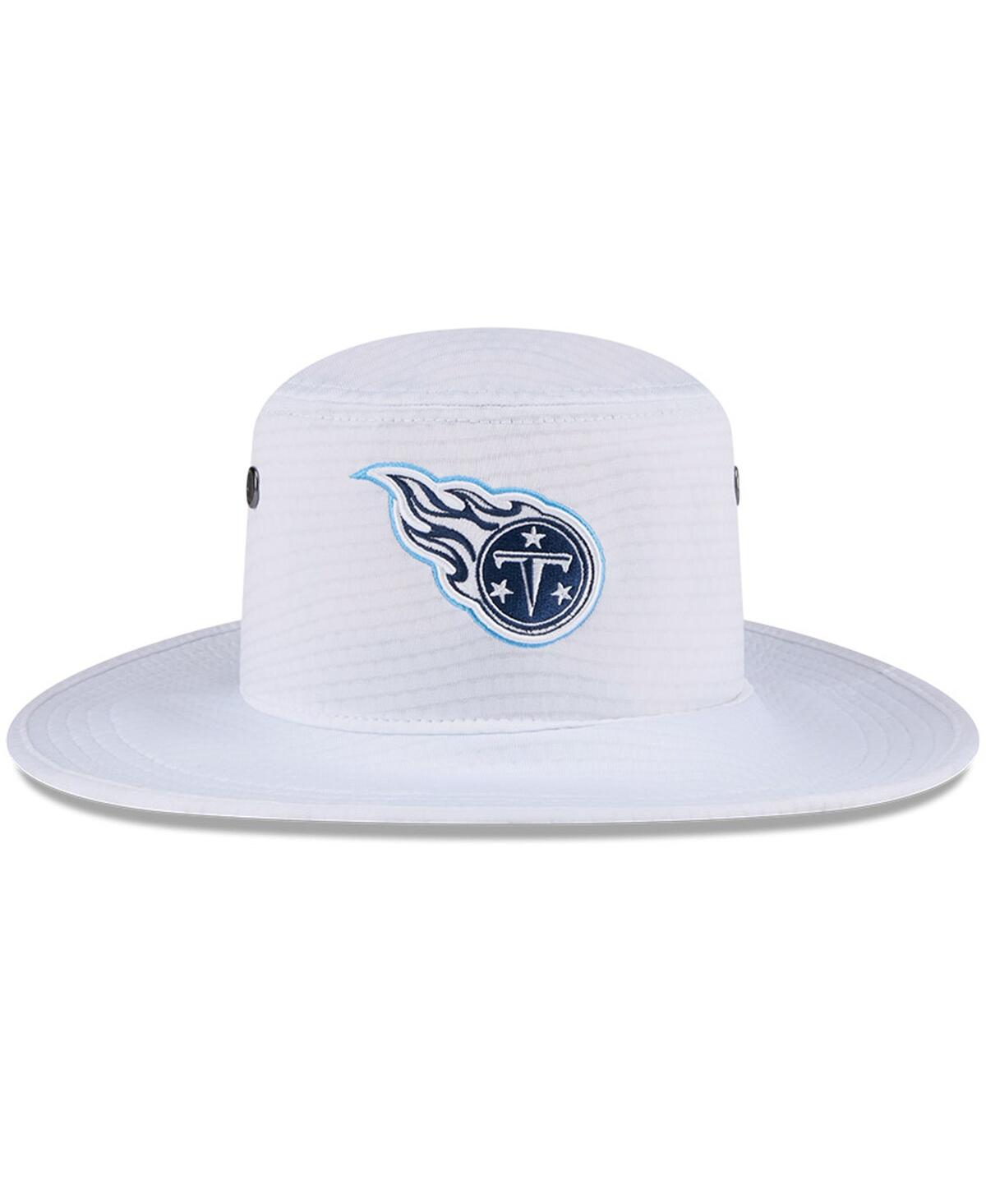 NEW ERA MEN'S WHITE TENNESSEE TITANS 2024 NFL TRAINING CAMP PANAMA BUCKET HAT 