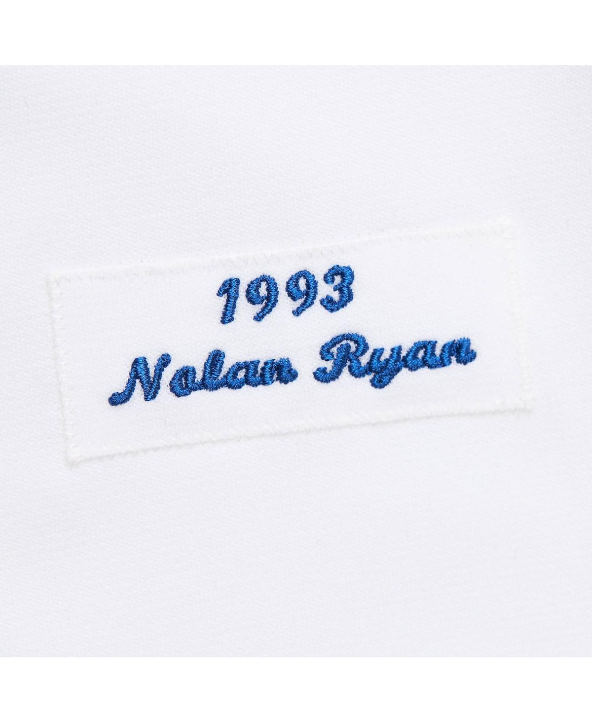 Mitchell & Ness Men's Nolan Ryan Nolan RyanTexas Rangers 1993 Cooperstown Collection Authentic Jersey - White