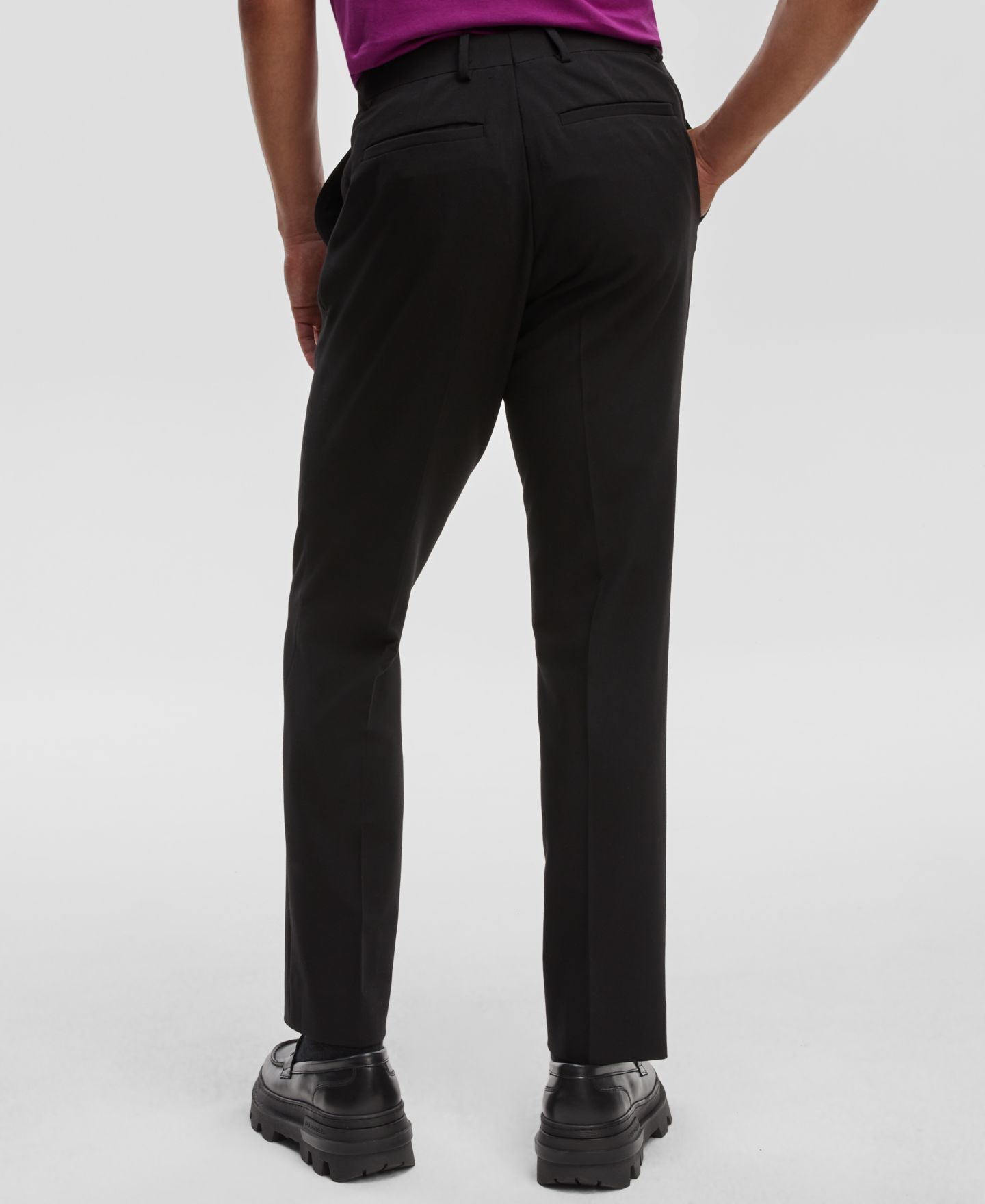Мужские брюки Mode of One Slim-Fit Suit, цвет: Глубокий чёрный — фото 2