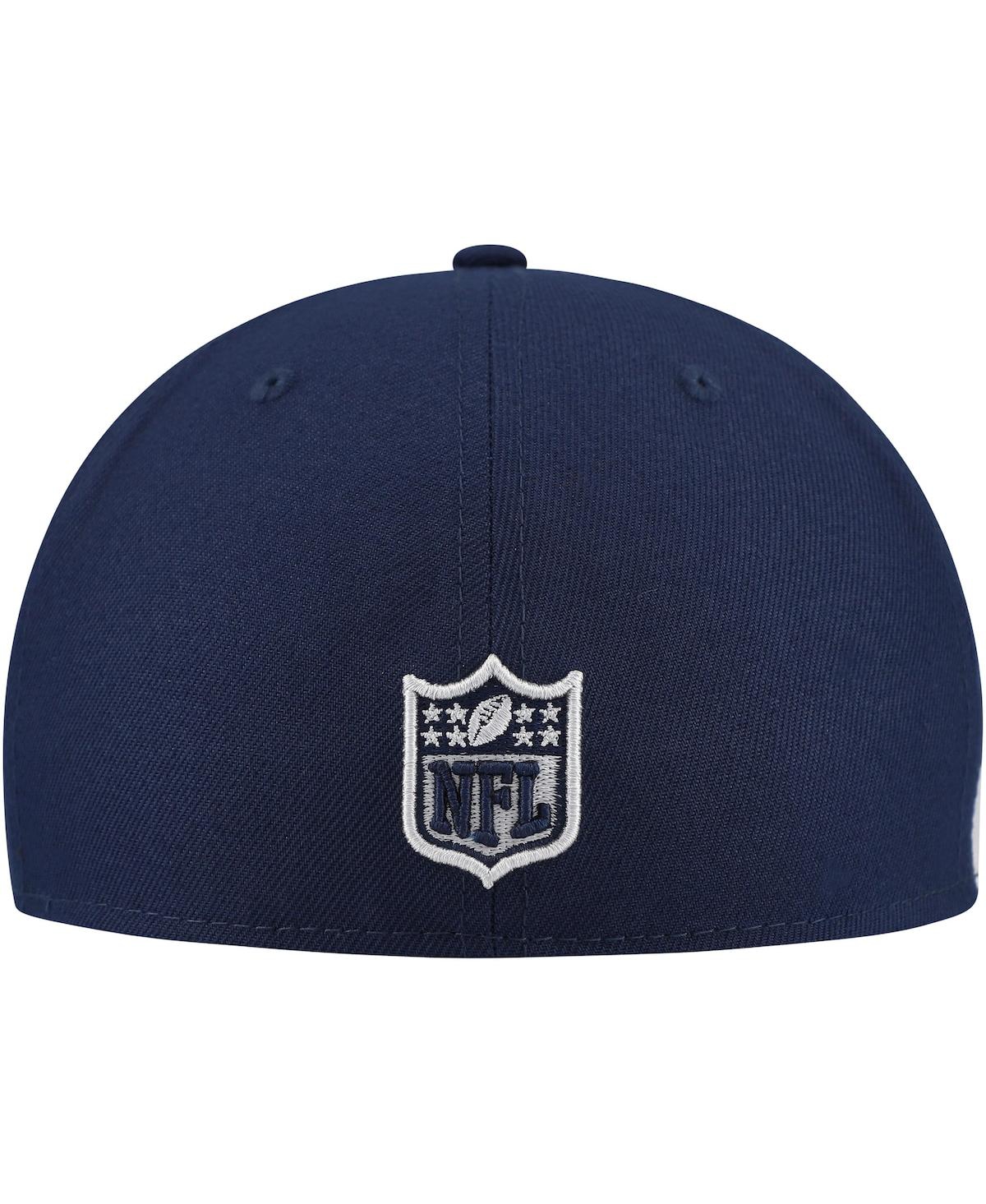 New Era Men'sNew England Patriots Checkered Undervisor 59FIFTY Fitted Hat - Navy, Gray