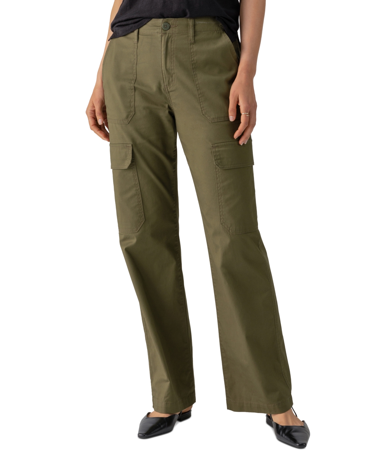 Sanctuary Women's Lowkey Relaxed-Fit Cargo Pants