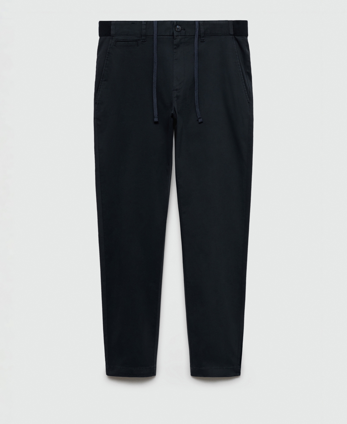 Mango Men's Cotton Tapered Crop Pants