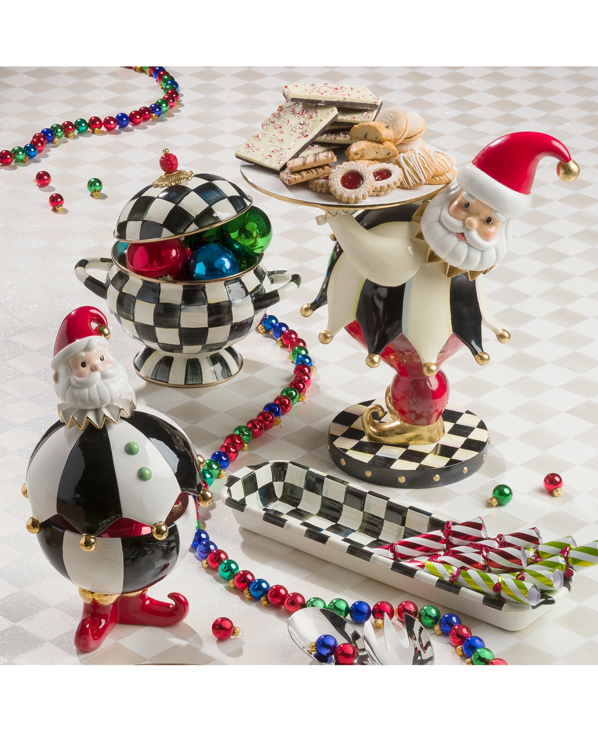 Mackenzie-Childs Courtly Check Baguette Dish