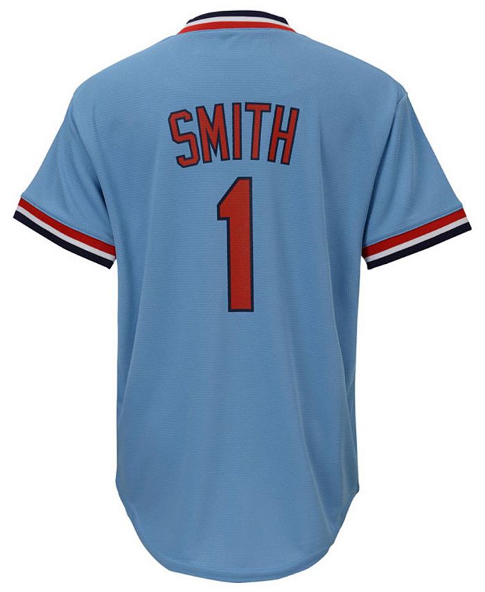 Youth Kids Ozzie Smith St.Louis Cardinals Baseball Jersey white