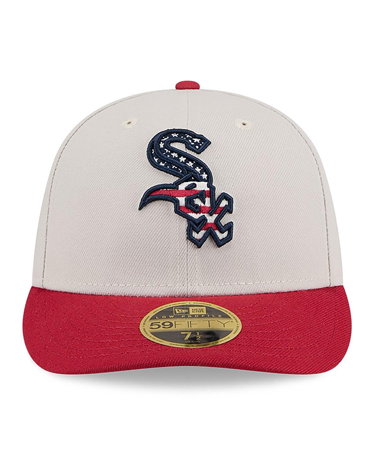 New Era Men's Red Chicago White Sox 2024 Fourth of July Low Profile 59FIFTY Fitted Hat