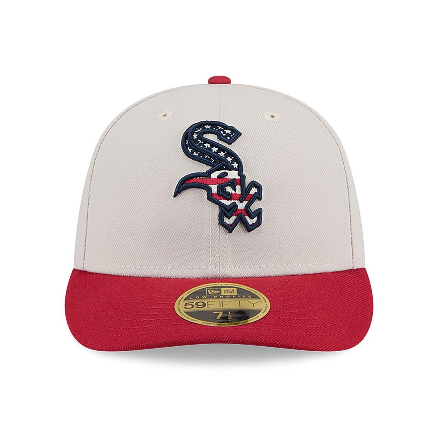 Men's Red Chicago White Sox 2024 Fourth of July Low Profile 59FIFTY Fitted Hat