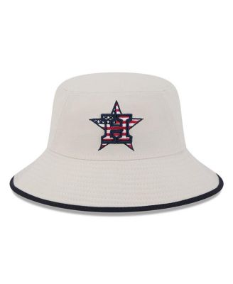 Men's Khaki Houston Astros 2024 Fourth of July Bucket Hat