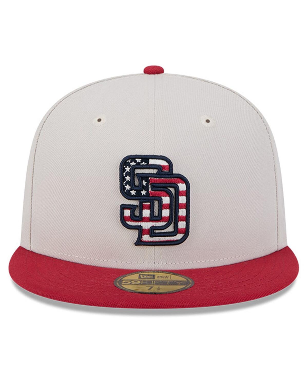 New Era Men's Red San Diego Padres 2024 Fourth of July 59FIFTY Fitted Hat